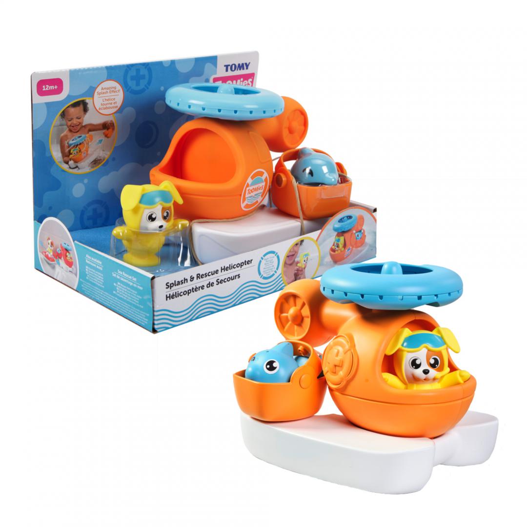 Jouet de bain, hélicoptère de sauvetage
