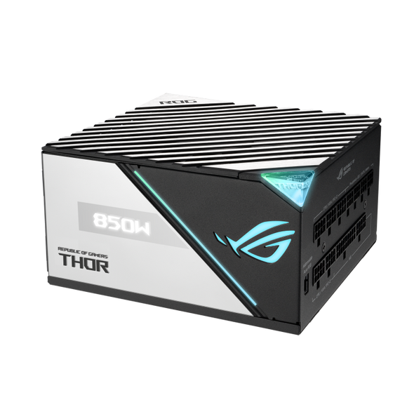 Bloc d'alimentation ASUS ROG THOR 850W PLATINUM II « ROG-THOR-850P2 » (tampon vert 2 lei)