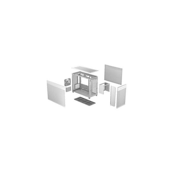 ASUS Prime AP201 MicroATX Mini Tower White