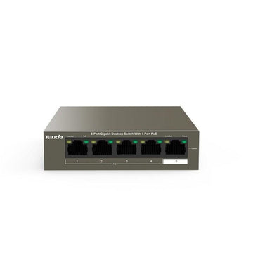 Tenda TEG1105P-4-63W-EU network switch Gigabit Ethernet (10/100/1000) Power over Ethernet (PoE) Grey