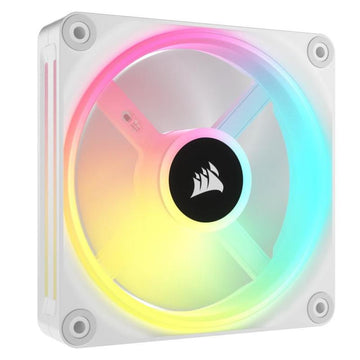 CORSAIR QX RGB Series, iCUE LINK QX120 RGB BLANC, ventilateur RGB à dôme magnétique 120 mm, kit d'extension