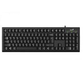 TASTATURA GENIUS USB, 104 taste, black, "Smart KB-100 RO", aranjament romana (diacritice), "31300005418" (timbru verde 0.8 lei)