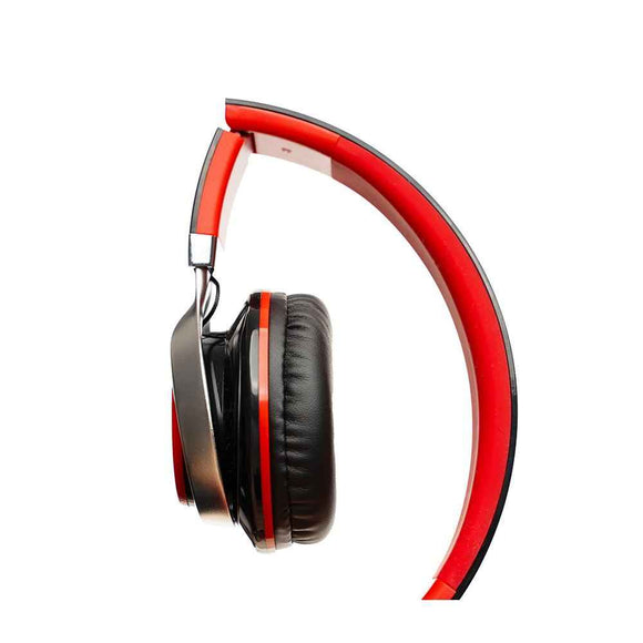 Casque audio filaire standard, usage multimédia, microphone filaire, pliable, serre-tête réglable, connexion via Jack 3,5 mm x 2, rouge et noir, « SPHS-SILVER », (timbre vert 0,8 lei)