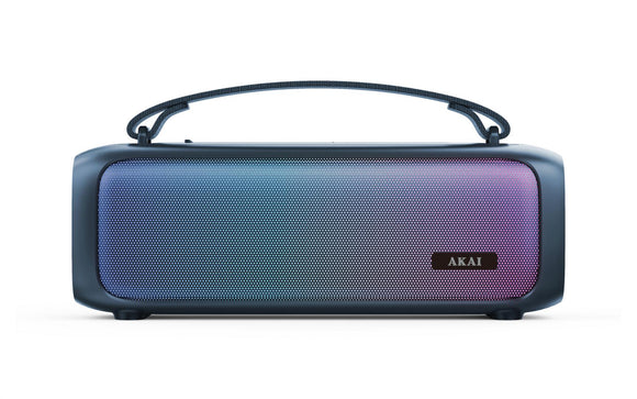 Enceinte portable akai abts-08-bl 8 w blanche  abts-08bl  timbre vert 4 lei