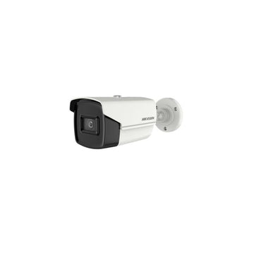 CAMERA supraveghere HIKVISION bullet, pt. exterior, dist. IR 60 m, lentila fixa 2.8 mm, 8.29 Mpx, cu fir, carcasa metal, "DS-2CE16U1T-IT3F28" (timbru verde 0.8 lei)