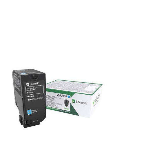 Lexmark Return Program Toner Cartridge | 75B20C0 | Toner cartridge | Cyan