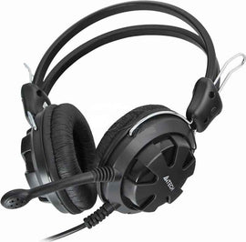 CASQUE A4tech, « ComfortFIt », filaire, standard, usage multimédia, microphone sur la perche, connexion via Jack 3,5 mm x 2, noir, « HS-28-1 », (timbre vert 0,8 lei)