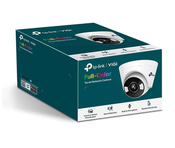 TP-LINK | VIGI 3MP Full-Color Turret Network Camera | VIGI C430 | Dome | 3 MP | 2.8 mm | Power over Ethernet (PoE) | H.265+/H.265/H.264+/H.264 | Does not apply