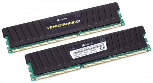 Corsair 16GB (2 x 8 GB) DDR3 1600MHz CL10 Vengeance LP Black