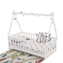 Lit bébé U-Grow, blanc, 147,5 x 75 cm