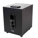 BOXE SPACER 2.1, RMS: 20W (2 x 5W + 10W), control volum, bass, subwoofer lemn MDF, 220V alimentare, USB/FM/RCA, black, "SPSK-21BT-LONDON" (timbru verde 4.00 lei)