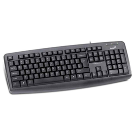 Clavier USB GENIUS, 105 touches, noir, « KB-100X » « 31310049400 » (timbre vert 0,8 lei)