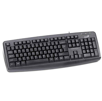 Clavier USB GENIUS, 105 touches, noir, « KB-100X » « 31310049400 » (timbre vert 0,8 lei)