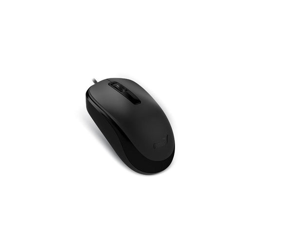 MOUSE Genius, "DX-125", PC sau NB, cu fir, USB, optic, 1000 dpi, butoane/scroll 3/1, , negru, "31010106100" (timbru verde 0.18 lei)
