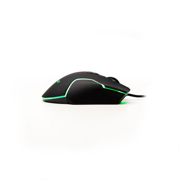MOUSE Spacer - gaming, gaming, cu fir, USB, optic, 12.000 dpi, butoane/scroll 8/1, iluminare RGB, negru, "SPGM-ALIEN-RACE" (timbru verde 0.18 lei)