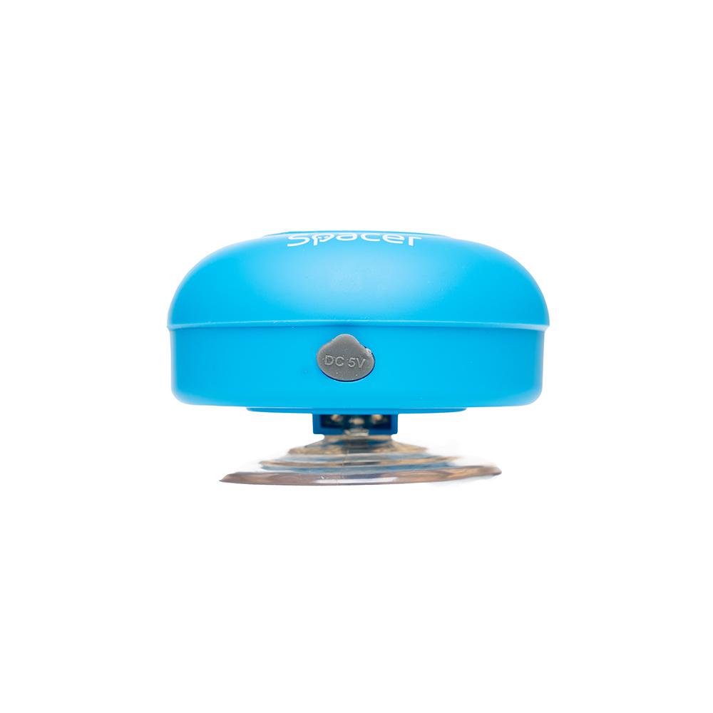 Enceinte Bluetooth portable SPACER, DUCKY-BLU, RMS : 3W, contrôle du volume, batterie 300mAh, microphone intégré, autonomie de fonctionnement. jusqu'à 4 heures, max. Distance 10 m, chargement USB, BLEU, « SPB-DUCKY-BLU » 43501769 (timbre vert 0,18 lei) - 0