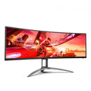 LCD Monitor|AOC|AG493UCX2|48.8"|Gaming/Curved|Panel VA|5120x1440|32:9|165Hz|Matte|4 ms|Speakers|Swivel|Height adjustable|Tilt|Colour Black|AG493UCX2