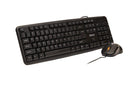 KIT wired SPACER USB, tastatura "SPKB-S62" + mouse optic "SPMO-F01", black, "SPDS-S6201" 45505412   (timbru verde 0.8 lei)