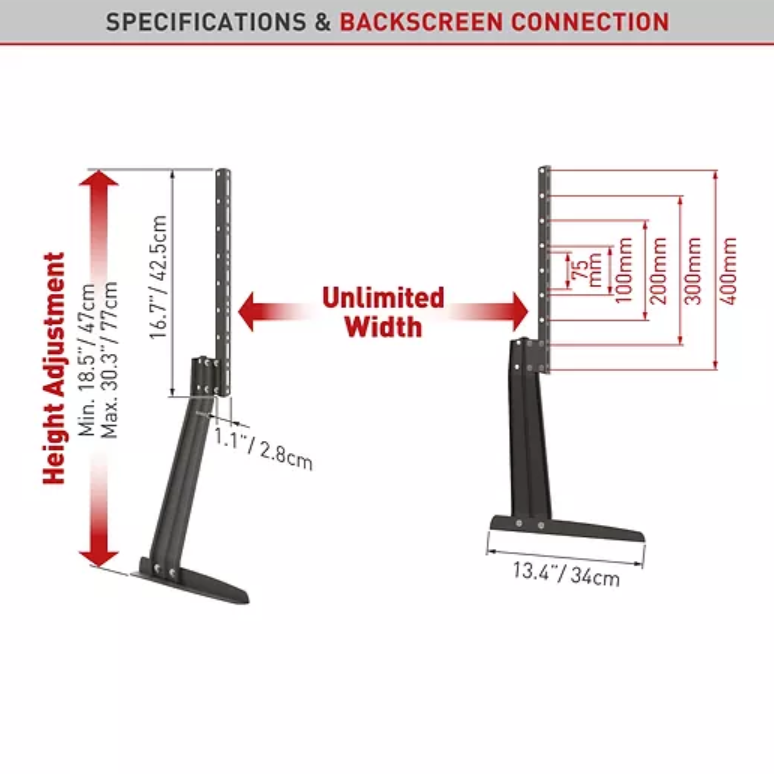Support tv 13-70" support tv vesa pour moniteur