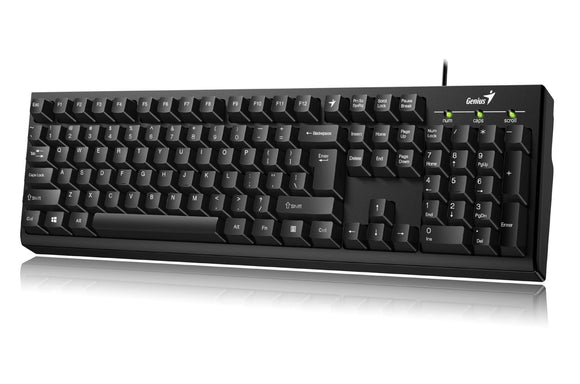 TASTATURA GENIUS USB, 104 taste, black, "Smart KB-100" "31300005400"  (timbru verde 0.8 lei)