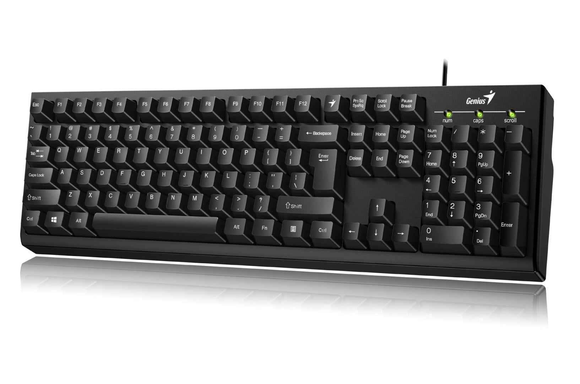 Tastatura Genius KB-100 cu fir, negru