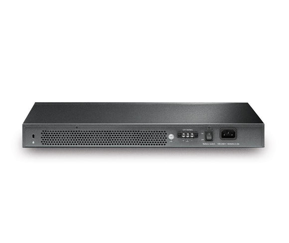 TP-LINK TL-SG3428X-UPS JetStream 24-Port Gigabit L2+ Managed Switch with 4 10GE SFP+ Slots and UPS Power Supply