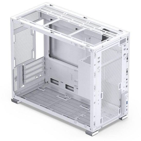 Jonsbo D31 MESH Micro-ATX Case, Tempered Glass - white
