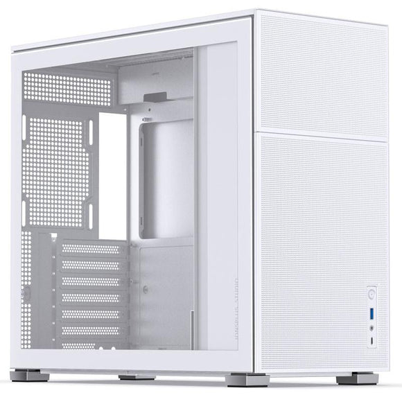 Boîtier jonsbo d41 mesh atx verre trempé - blanc