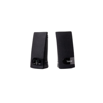 ENCEINTES SPACER 2.0, RMS : 6 W (2 x 3 W), réglage du volume, prise casque, alimentation USB, noir, « SPB-216 » (timbre vert 0,8 lei) /43501556