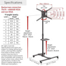 Stand TV Barkan 13-65" 50kg