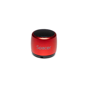 Enceinte Bluetooth portable SPACER, Cri-Cri-RED, RMS : 3 W, contrôle du volume, batterie 300 mAh, autonomie jusqu'à 2 heures, portée jusqu'à 10 m, chargement USB, ROUGE, "SPB-Cri-Cri-RED" 43501767 (timbre vert 0,18 lei)