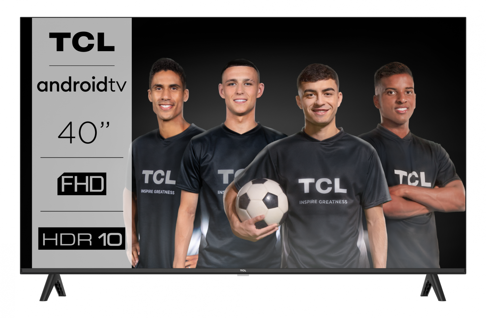Téléviseur tcl s54 40s5400a 1016 cm 40" full hd smart tv wi-fi argent