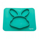 Assiette compartimentée en silicone, c'est à dire