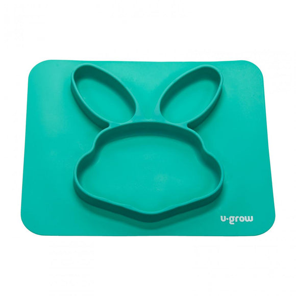 Assiette compartimentée en silicone, c'est à dire