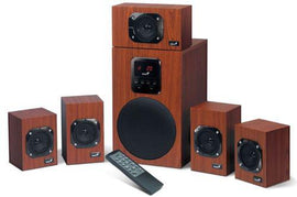 GENIUS repro SW-HF 5.1 4500 Ver. II/ 5.1/ 125W/ Dřevěné/ Dálkové ovládání