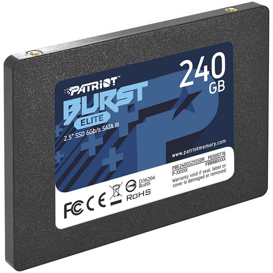 Mémoire Patriot BURST Elite 2,5" 2,5" 240 Go Serial ATA III