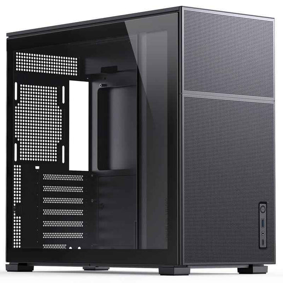 Jonsbo D41 MESH ATX Case, Tempered Glass - black