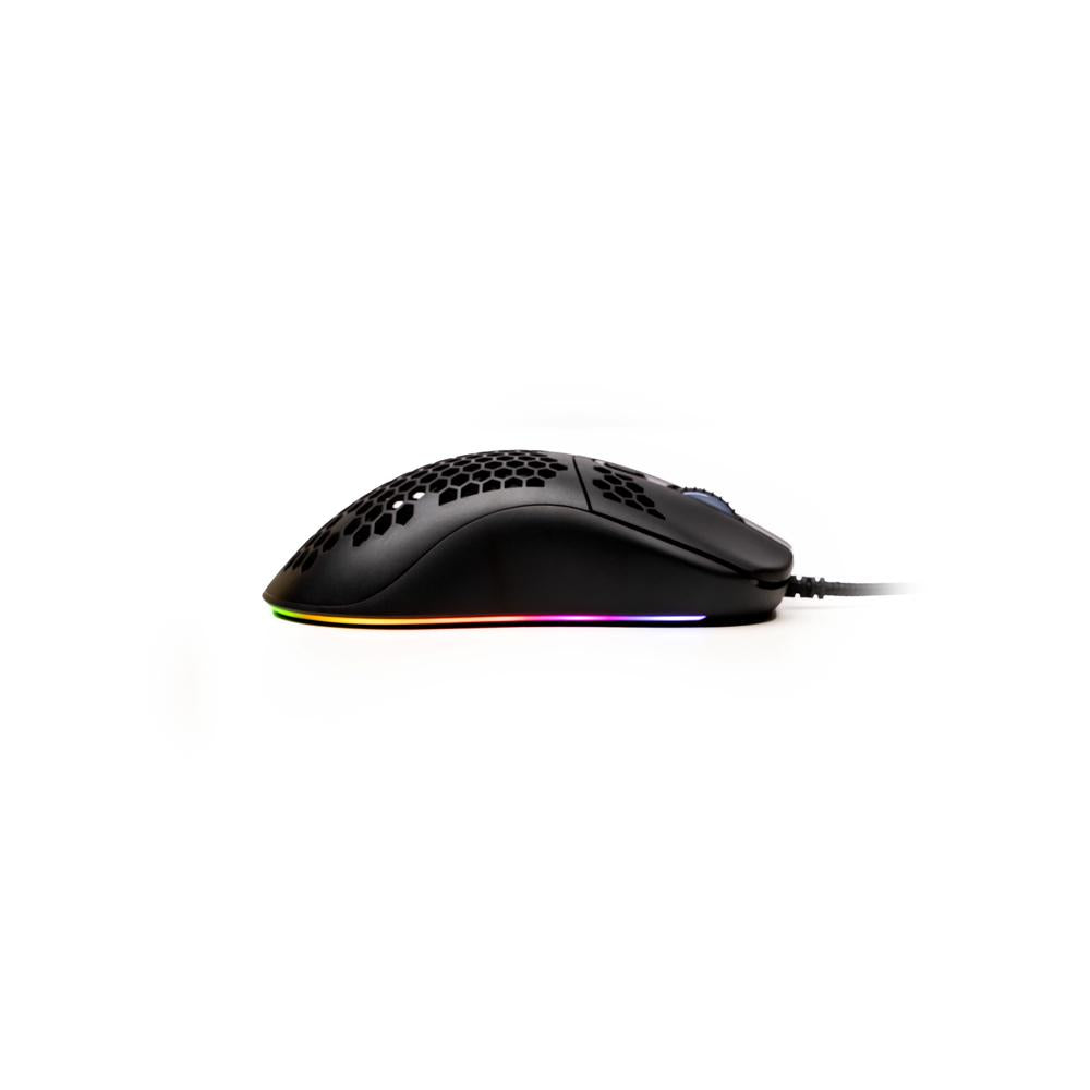 MOUSE Spacer - gaming, gaming, cu fir, USB, optic, 6.400 dpi, butoane/scroll 7/1, iluminare RGB, negru, "SPGM-ALIEN-LIGHT" (timbru verde 0.18 lei)