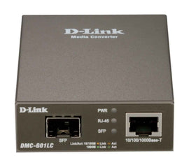 D-Link | 1000BaseT to SFP Standalone Media Converter | DMC-G01LC | Gigabit SFP port | 10/100/1000 Mbps port