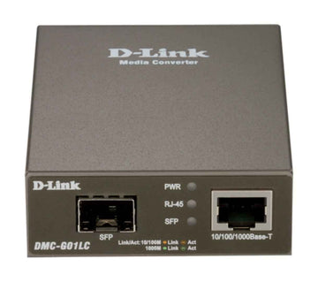 D-Link | 1000BaseT to SFP Standalone Media Converter | DMC-G01LC | Gigabit SFP port | 10/100/1000 Mbps port