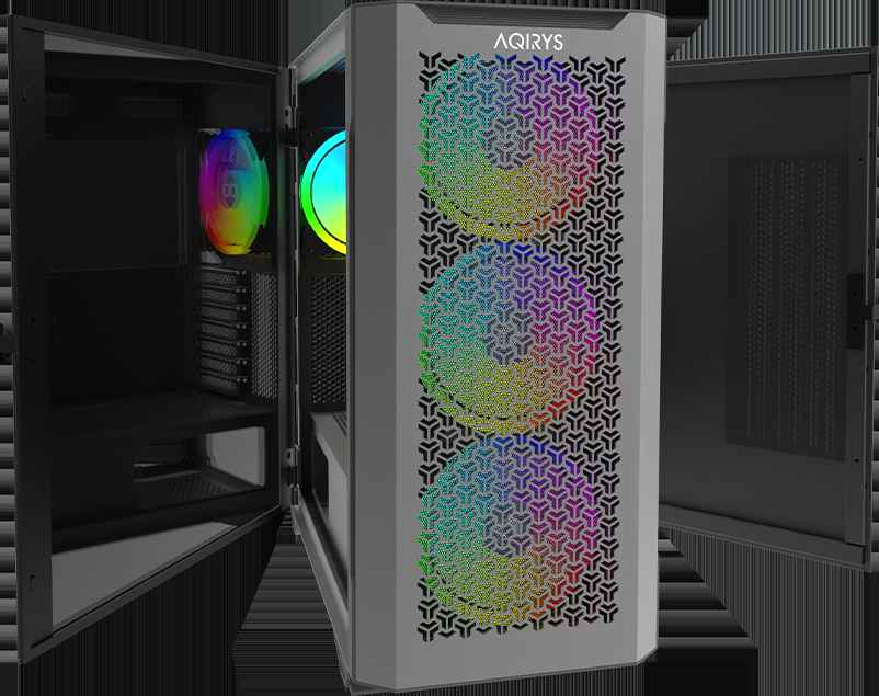 Carcasa Aqirys Aquilla Midi Tower Black
