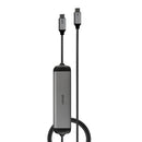 Lindy DST-Micro 140, USB-C Laptop Micro Docking Station with 4K Support and 1.4m 60W Charging Cable-4