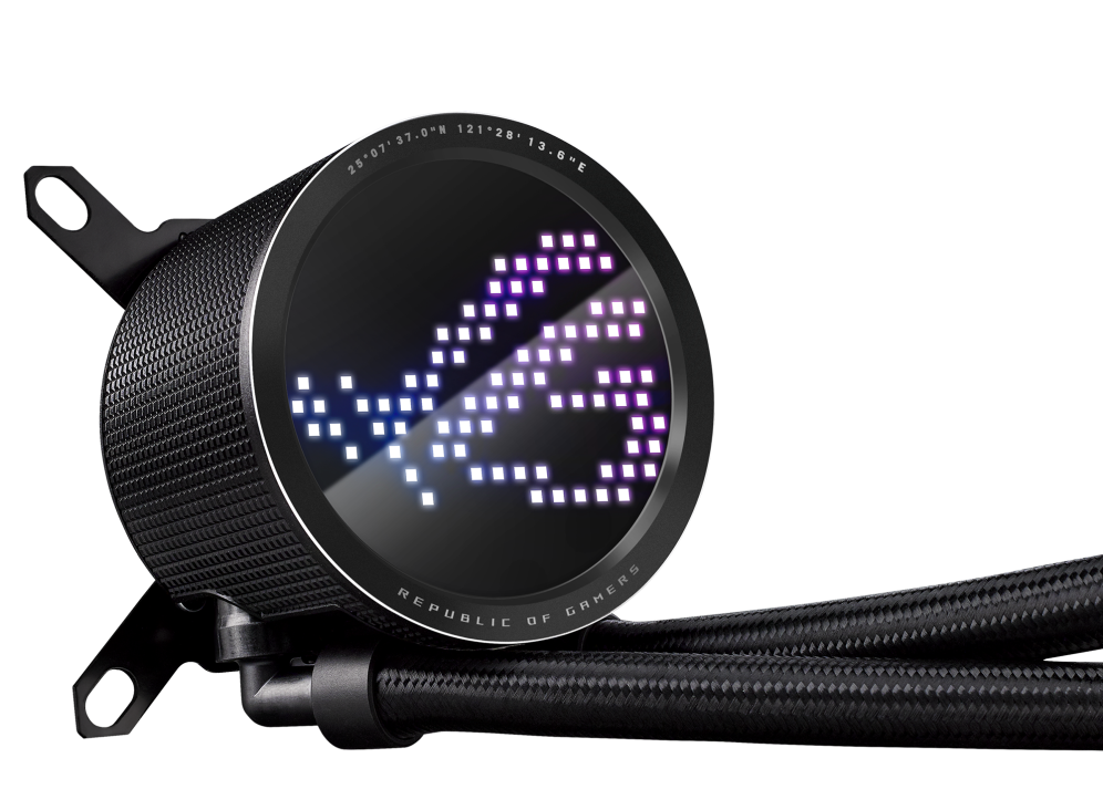 Kit de refroidissement liquide pour processeur ASUS ROG Ryuo III 240 ARGB 12 cm Noir