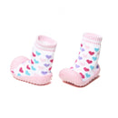 Sosete antider pink hearts,size21,U-Grow-2