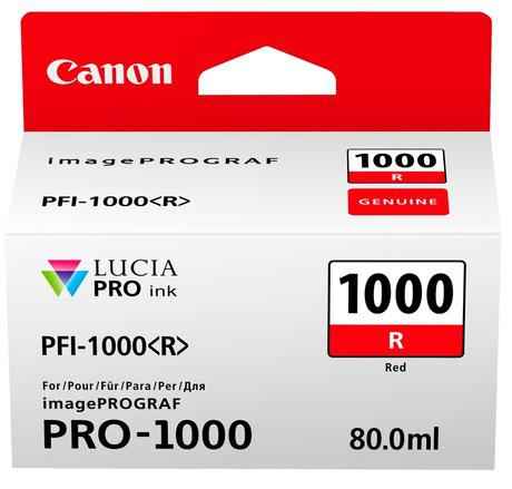 Canon PFI-1000R Red Ink Cartridge