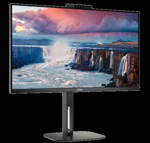 AOC | Écran USB-C avec webcam | 24V5CW/BK | 23,8 pouces | IPS | FHD | 16:9 | 75 Hz | 1 ms | 1920 x 1080 | 300 cd/m² | 2 ports HDMI | Noir