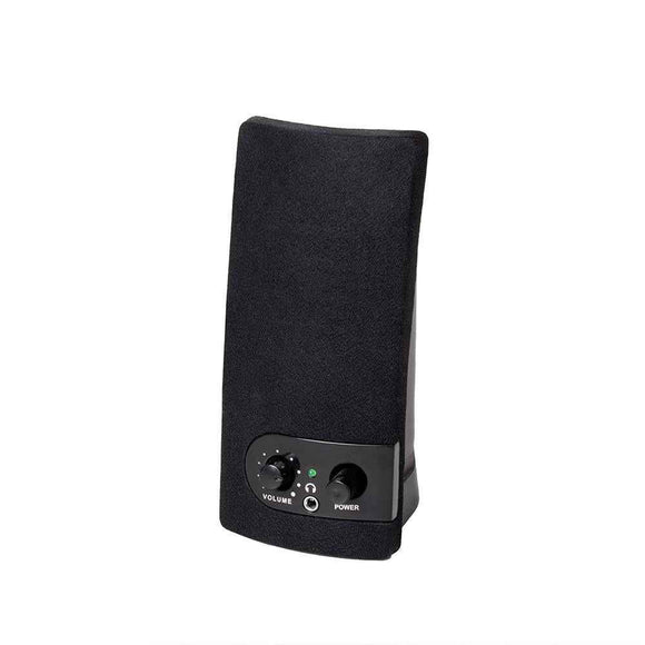 ENCEINTES SPACER 2.0, RMS : 6 W (2 x 3 W), réglage du volume, prise casque, alimentation USB, noir, « SPB-216 » (timbre vert 0,8 lei) /43501556