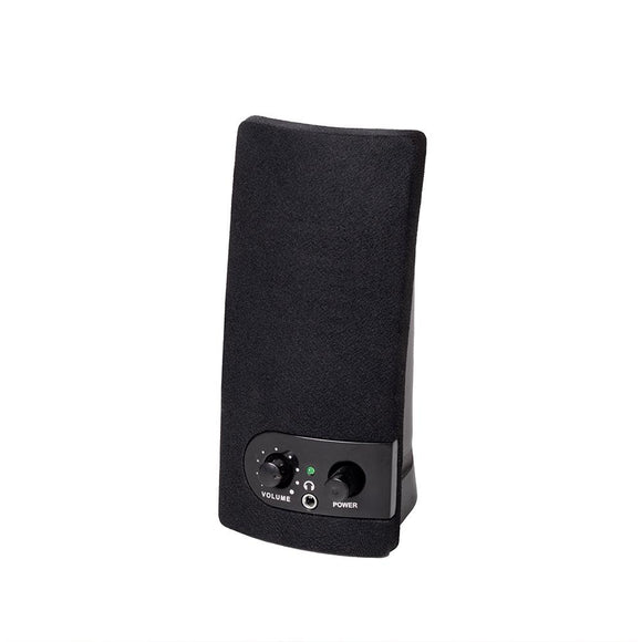 ENCEINTES SPACER 2.0, RMS : 6 W (2 x 3 W), réglage du volume, prise casque, alimentation USB, noir, « SPB-216 » (timbre vert 0,8 lei) /43501556