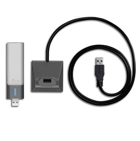 TP-LINK AX1800 High Gain Dual Band Wi-Fi 6 USB Adapter 1201Mbps at 5GHz + 574Mbps at 2.4GHz High Gain External Antennas USB 3.0