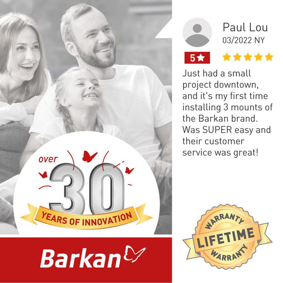 Support mural pour téléviseur barkan 13"-65" noir  bm343xl 